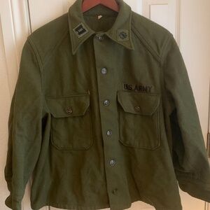 Vintage 50s US Army Wool Top